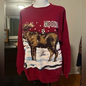 Vintage NWF Moose Sweatshirt